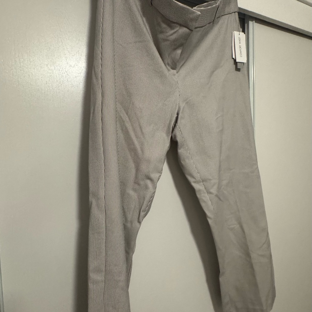 Amanda & Chelsea Gray Pinstripe Pants